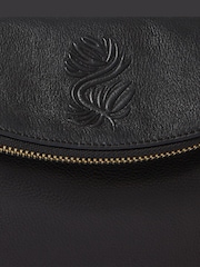 Osprey London Black The Luxe Milano Leather Sling Bag - Image 5 of 6