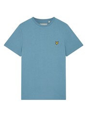 Lyle & Scott Skipton Blue Big Crew Neck T-Shirt - Image 2 of 2