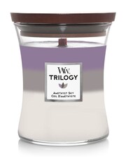 Woodwick Purple Trilogy Medium Jar Amethyst Sky Candle - Image 2 of 2