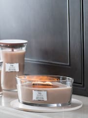 Woodwick Cream Ellipse Candle Sea Salt Candle - Image 2 of 2