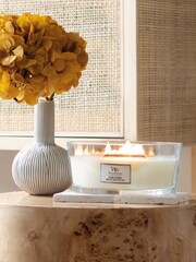 Woodwick White Ellipse Island Coconut Candle - Image 2 of 2