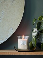 Woodwick White Medium Hourglass Solar Ylang Candle - Image 1 of 2