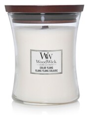 Woodwick White Medium Hourglass Solar Ylang Candle - Image 2 of 2