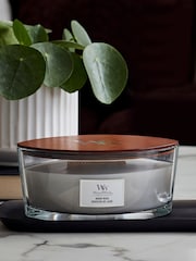 Woodwick Cream Ellipse Warm Wool Candle - Image 1 of 2