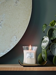 Woodwick White Medium Hourglass Island Coconut Candle - Image 1 of 2