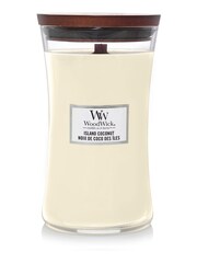 Woodwick White Large Hourglass Island Coconut Candle - Image 2 of 2