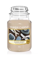 Yankee Candle Brown Large Jar Seaside Woods Candle - Image 2 of 2
