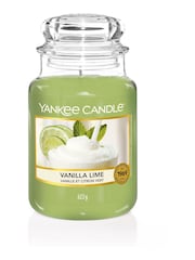 Yankee Candle Green Large Jar Vanilla Lime Candle - Image 2 of 2