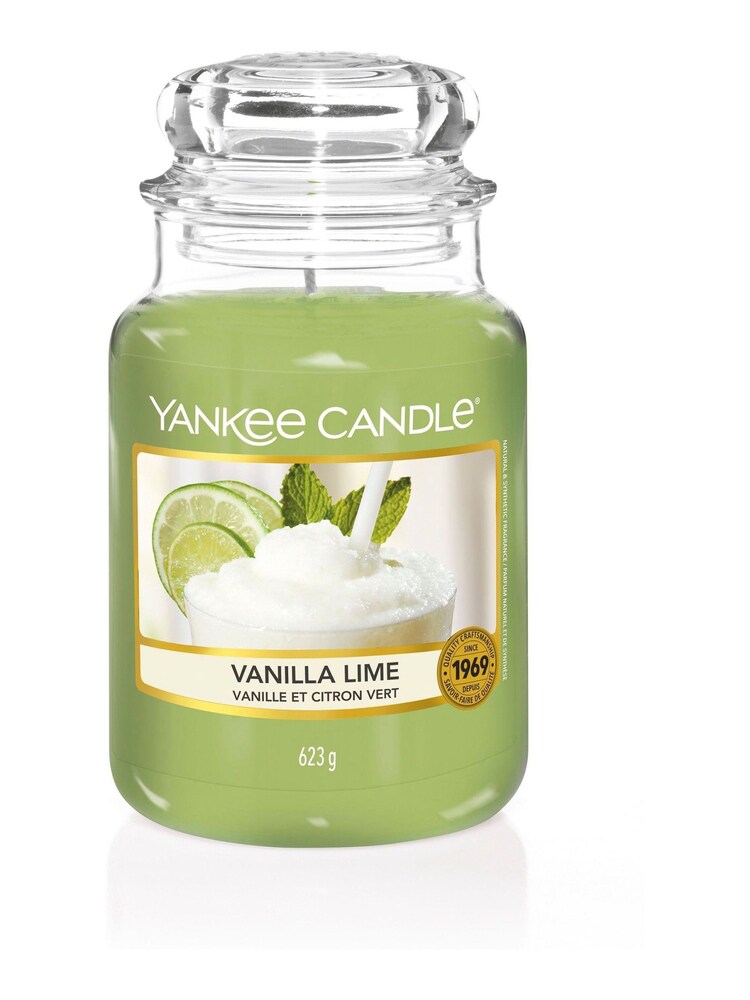 Yankee Candle Green Large Jar Vanilla Lime Candle - Image 2 of 2 Yankee Candle Green Large Jar Vanilla Lime Candle - Image 2 of 2