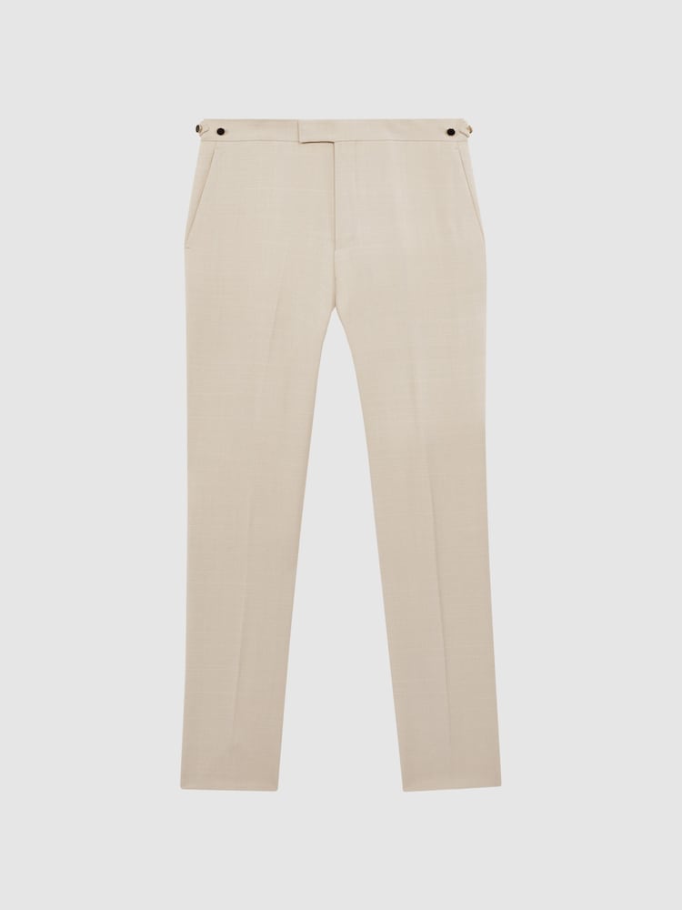 Reiss Gatsby Schlank geschnittene Hose mit strukturierter Seitenregulierung - Bild 2 von 5 Reiss Gatsby Schlank geschnittene Hose mit strukturierter Seitenregulierung - Bild 2 von 5