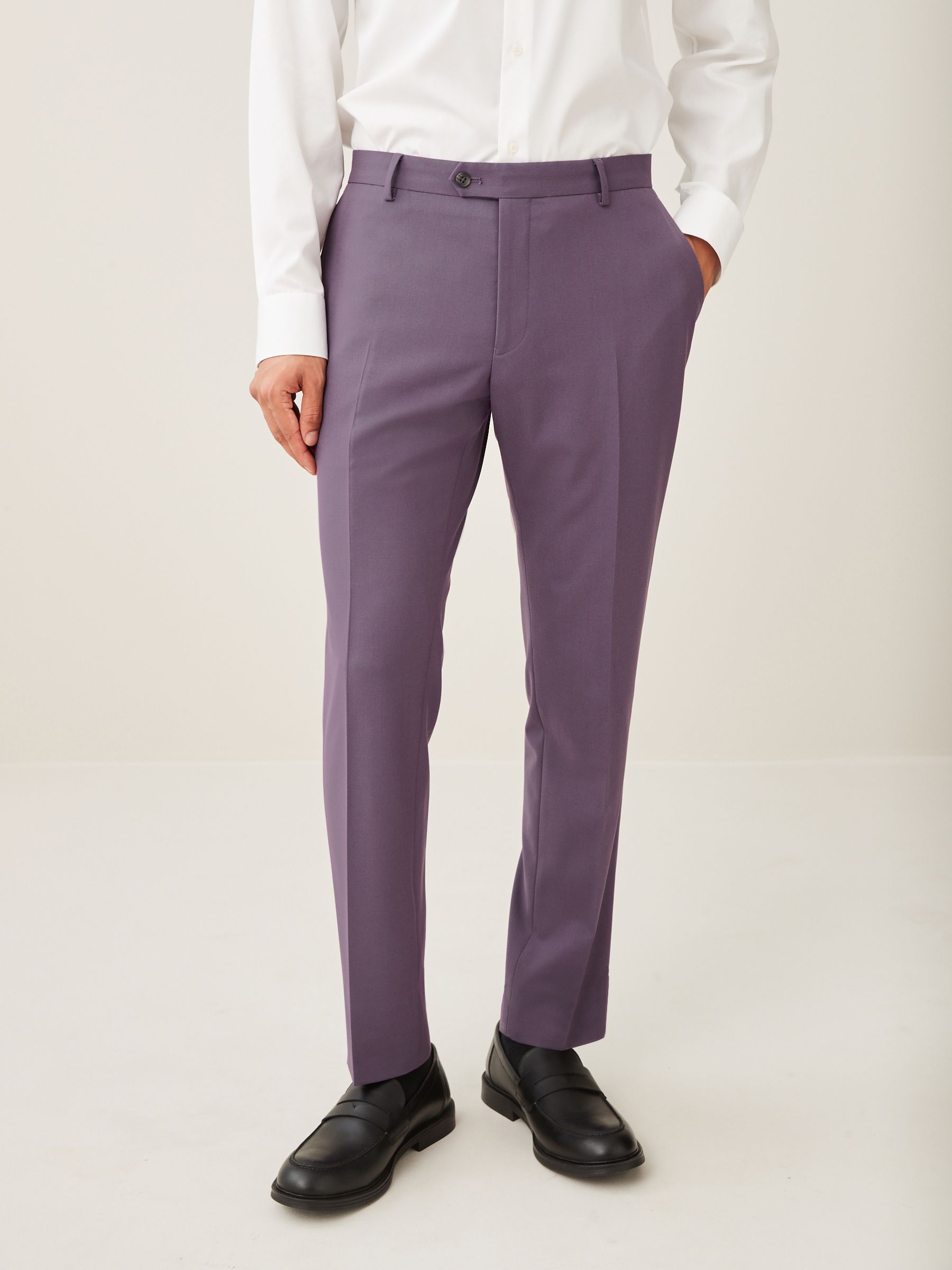 Buy Lilac Purple Motion Flex Stretch Suit Trousers from Next Luxembourg