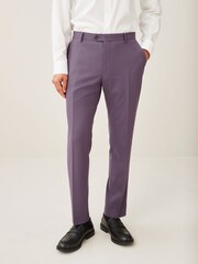 Lilac Purple Motion Flex Stretch Suit Trousers - Image 1 of 10