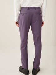 Lilac Purple Motion Flex Stretch Suit Trousers - Image 3 of 10