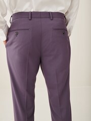 Lilac Purple Motion Flex Stretch Suit Trousers - Image 6 of 10