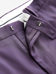 Lilac Purple Motion Flex Stretch Suit Trousers - Image 8 of 10
