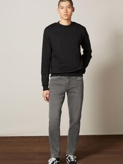 Light Grey Motion Flex Stretch Slim Fit Jeans - Image 2 of 11