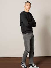 Light Grey Motion Flex Stretch Slim Fit Jeans - Image 4 of 11