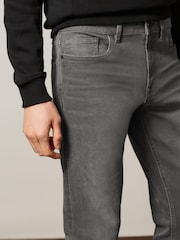Light Grey Motion Flex Stretch Slim Fit Jeans - Image 7 of 11