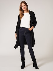 Phase Eight Black Knit Bellona Coat - Image 3 of 6