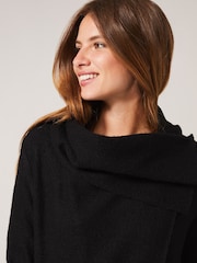 Phase Eight Black Knit Bellona Coat - Image 5 of 6