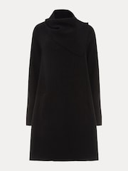 Phase Eight Black Knit Bellona Coat - Image 6 of 6
