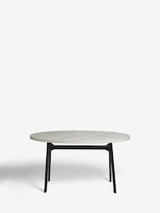 Grey Bronx Chevron Oak Effect 6 Seater Dining Table - Image 4 of 5