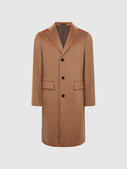 Reiss Camel Tycho Cashmere Coat - Image 2 of 8