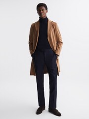 Reiss Camel Tycho Cashmere Coat - Image 3 of 8
