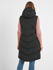 Tog 24 Black Ranskill Long Padded Hooded Gilet - Image 2 of 10