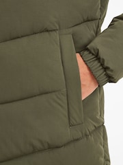 Tog 24 Green Raleigh Thermal Padded Hooded Long Coat - Image 6 of 8