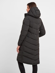 Tog 24 Black Raleigh Thermal Padded Hooded Long Coat - Image 2 of 6