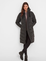 Tog 24 Black Raleigh Thermal Padded Hooded Long Coat - Image 3 of 6