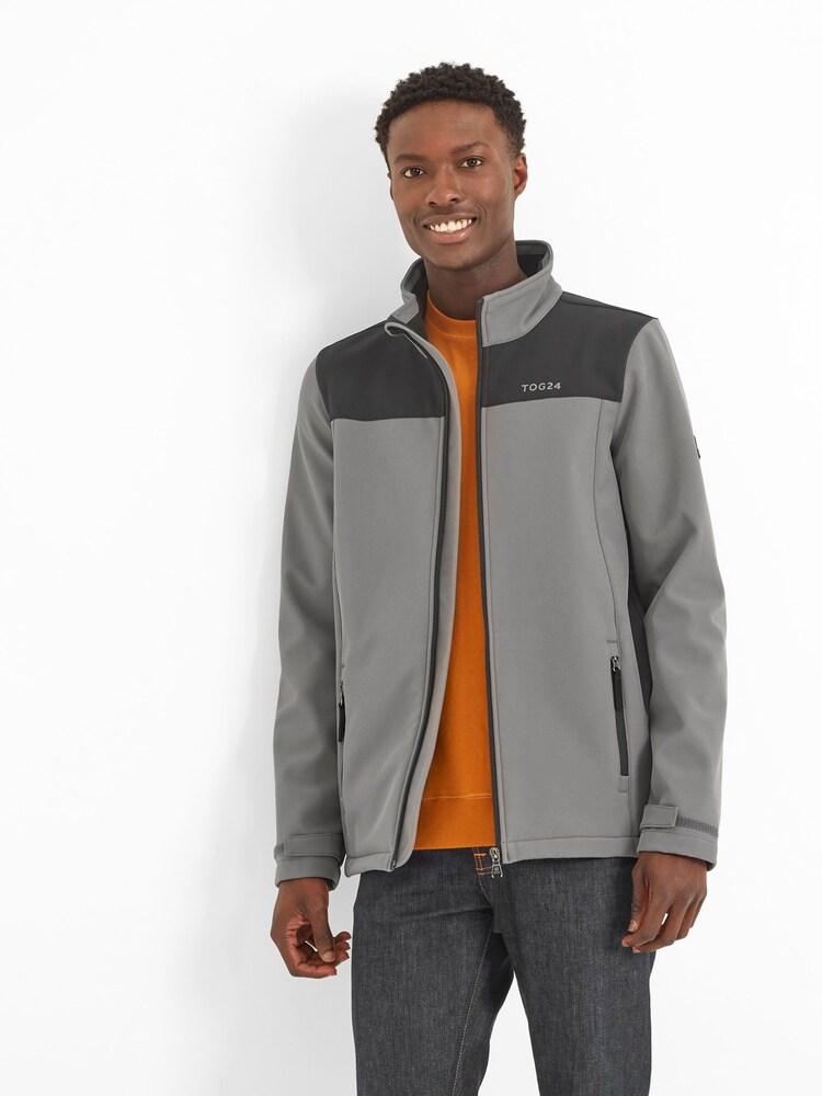 Tog 24 Charcoal Grey Feizor Softshell Hooded and Waterproof Jacket - Image 7 of 7