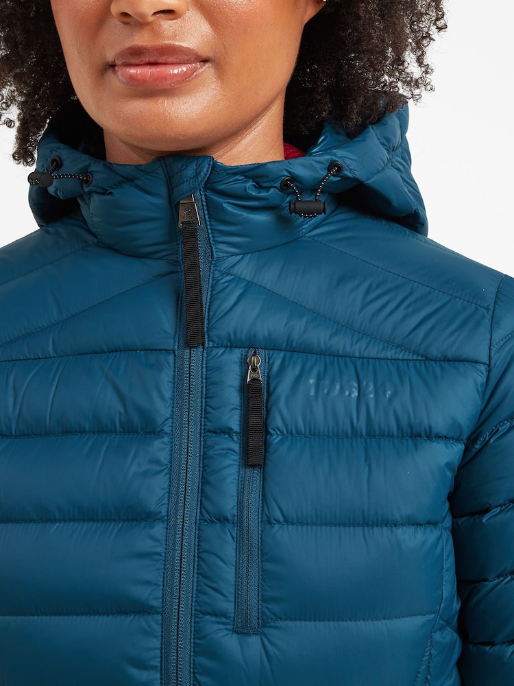 Buy Tog 24 Navy Blue Drax Funnel Down Jacket from Next Luxembourg