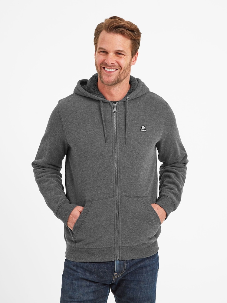 Tog 24 Grey Timble Sherpa Lined Hoodie - Image 1 of 7