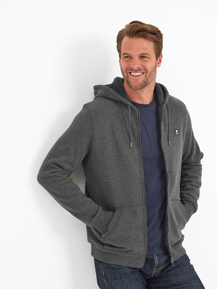 Tog 24 Grey Timble Sherpa Lined Hoodie - Image 3 of 7