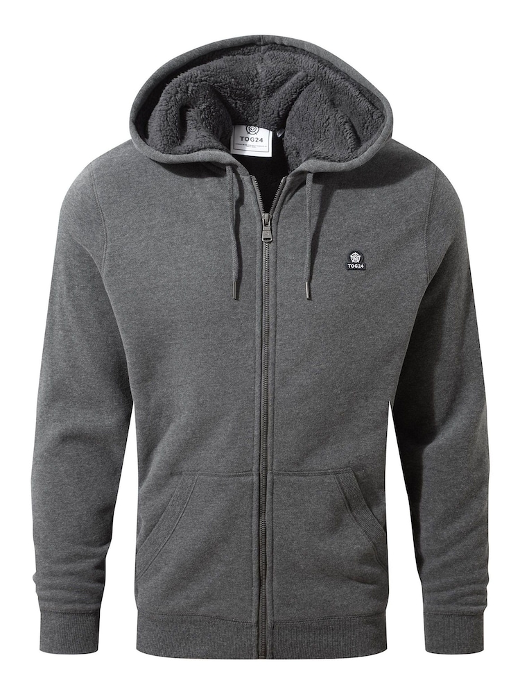 Tog 24 Grey Timble Sherpa Lined Hoodie - Image 7 of 7