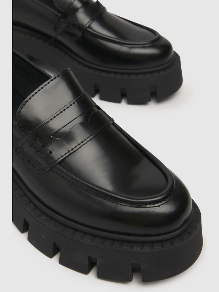 Schuh Lauren Chunky Leather Loafers - Image 4 of 4