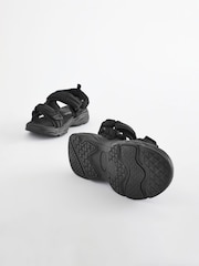 Black Sporty Trekker Sandals - Image 5 of 6