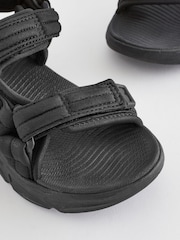 Black Sporty Trekker Sandals - Image 6 of 6
