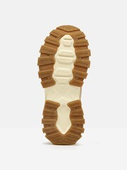 Joules Trek Natural Check Trainers - Image 4 of 5