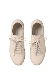 Calvin Klein Natural Shiny Organza Runner Trainers - Image 5 of 6