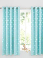 Catherine Lansfield Pink Cute Cats Reversible Eyelet Curtains - Image 3 of 4