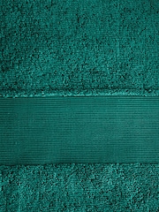 Catherine Lansfield Set of 2 Green Anti-Bacterial 100% Cotton Towels - Image 4 of 4