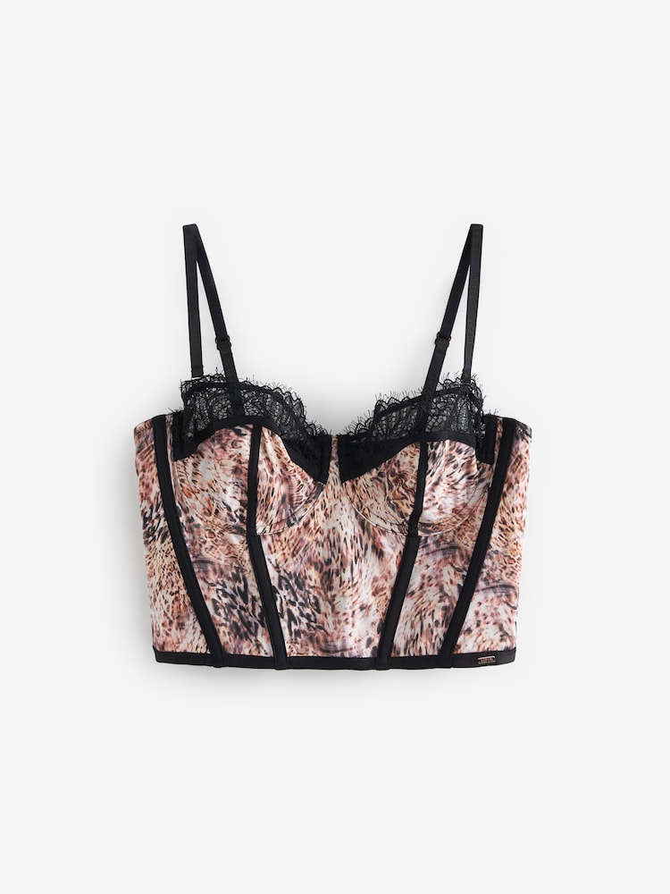 Lipsy Leopard Leopard Multiway Strap Corset - Image 7 of 7 Lipsy Leopard Leopard Multiway Strap Corset - Image 7 of 7
