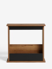 Dark Bronx Oak Effect Side Table - Image 2 of 7