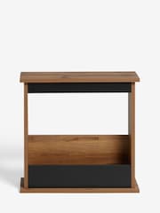 Dark Bronx Oak Effect Side Table - Image 5 of 7
