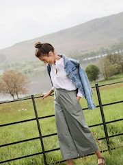 Joules Naomi White Button Through Blouse With Frills - Image 8 of 8