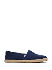 Темно-синий - TOMS Alpargata Cotton Rope Shoes - Image 1 of 6
