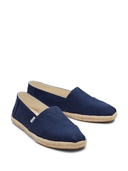 Темно-синий - TOMS Alpargata Cotton Rope Shoes - Image 3 of 6